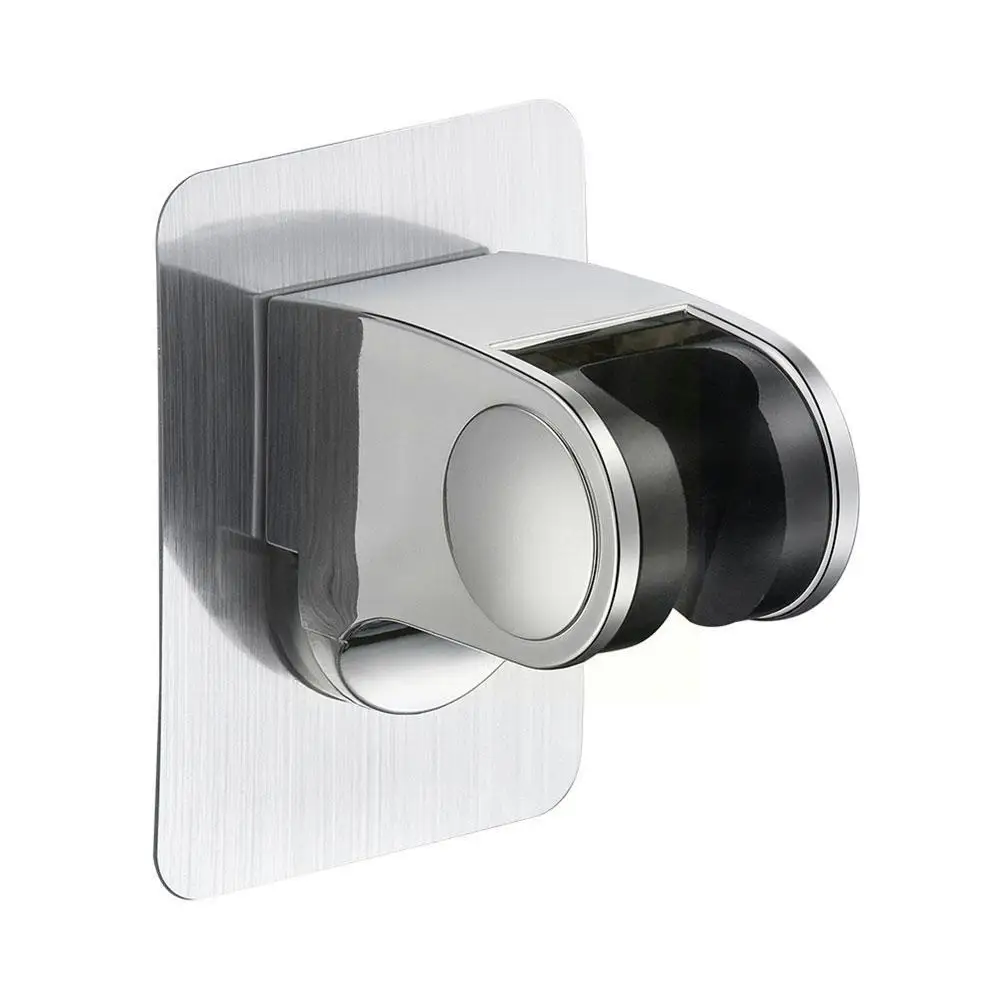 

Позолоченный держатель для душа, регулируемый самоклеящийся Душевой Кронштейн для большинства стандартных душевых кабин, аксессуары для ванной и душа D7f3