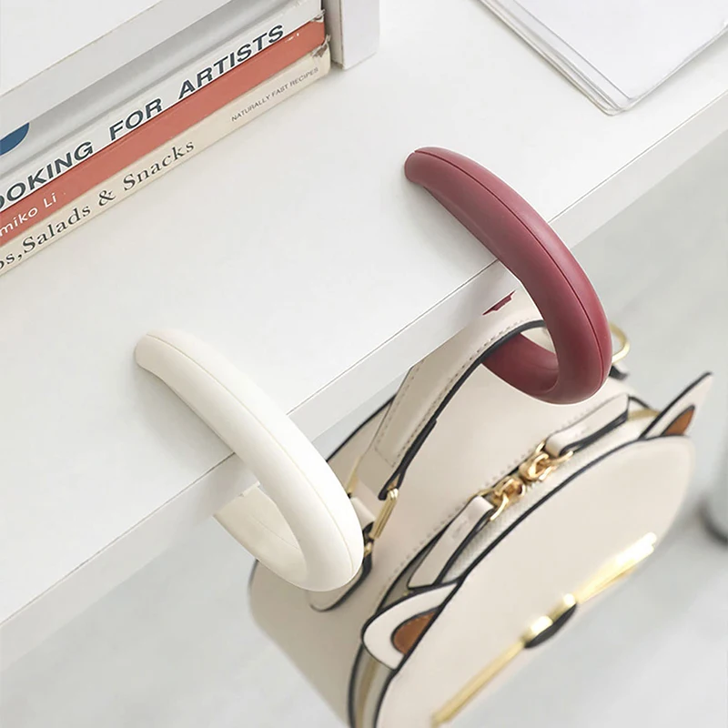 

Portable Bag Hook Hanger Foldable Table Hook POffice Decor Plastic Desk Side Hook Urse Handbag Travel Bag Organizer Hook Holder