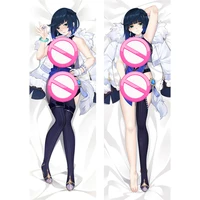 genshin impact yelan dakimakura anime cosplay two side printed soft throw pillow body cushions case custom case