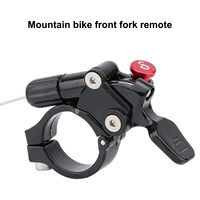 mtb mountain bike parts aluminum alloy fork remote control lockout lever with cable outdoor cycling bicycle accessories