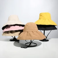 2022 summer new womens fisherman hat outdoor sun hat sun hat sun hat foldable bucket hat basin hat all match casual hat