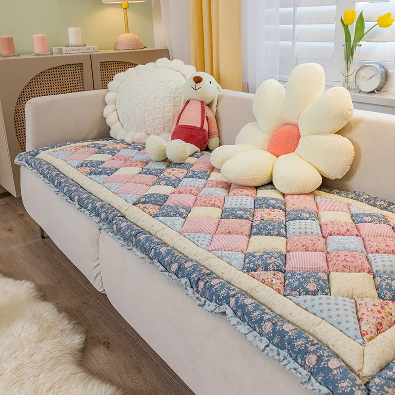 

HOOPET Removable Dog Bed Cotton Sofa Cover for Large Dog Mat Winter Warm Cat Bed Pad Washable Dog Cushion Blanket Pet Supplies
