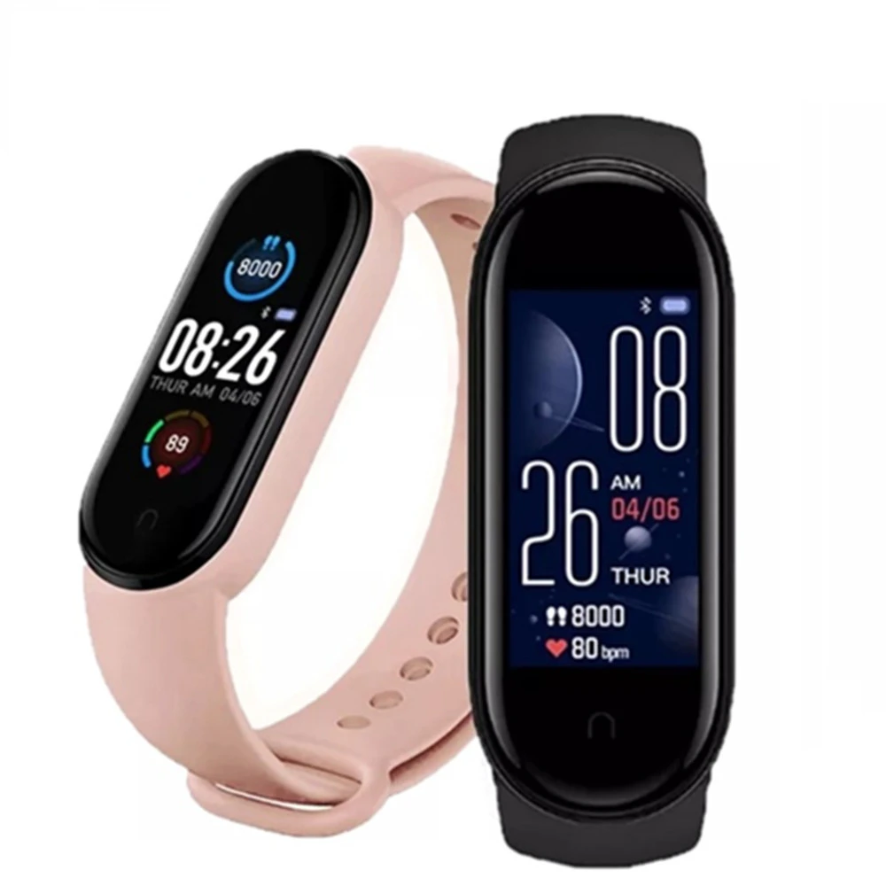 

M5 Inteligentny Zegarek Wodoodporny Sport MI Inteligentna Opaska Męczyźni Kobieta Ciśnienie Krwi Pulsometr Fitness Free Shipping