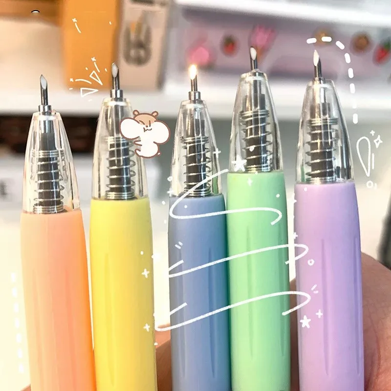 

Journamm Art Utility Knife Pen Paper Cut Stickers Scrapbooking Cutting Tool Express Box Knife School Supplies DIY Craft Supplies