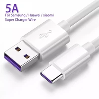 usb 5a type c cable for huawei p50 p40 pro lite mate 20 10 pro p30 plus lite usb type c original supercharge super charger cable