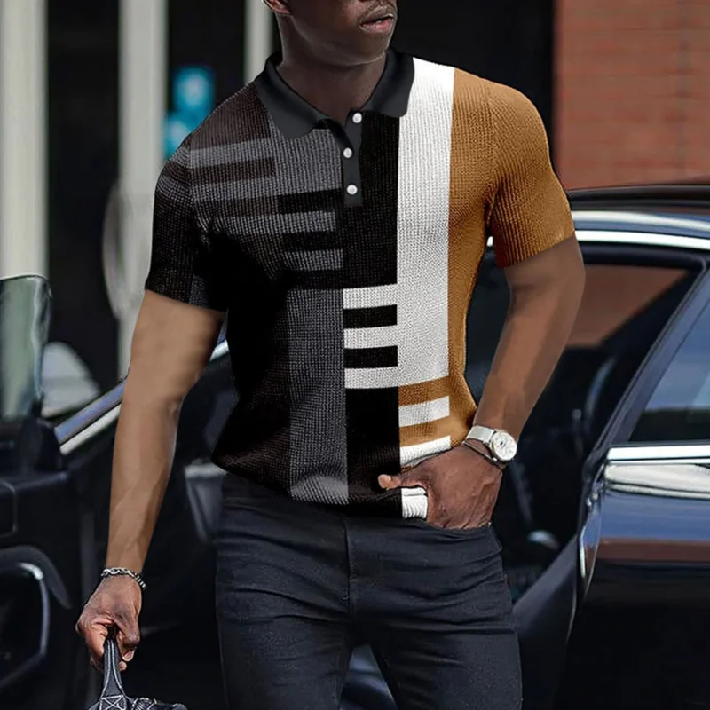 Рисунок 4 - Рубашка-поло мужская в клетку