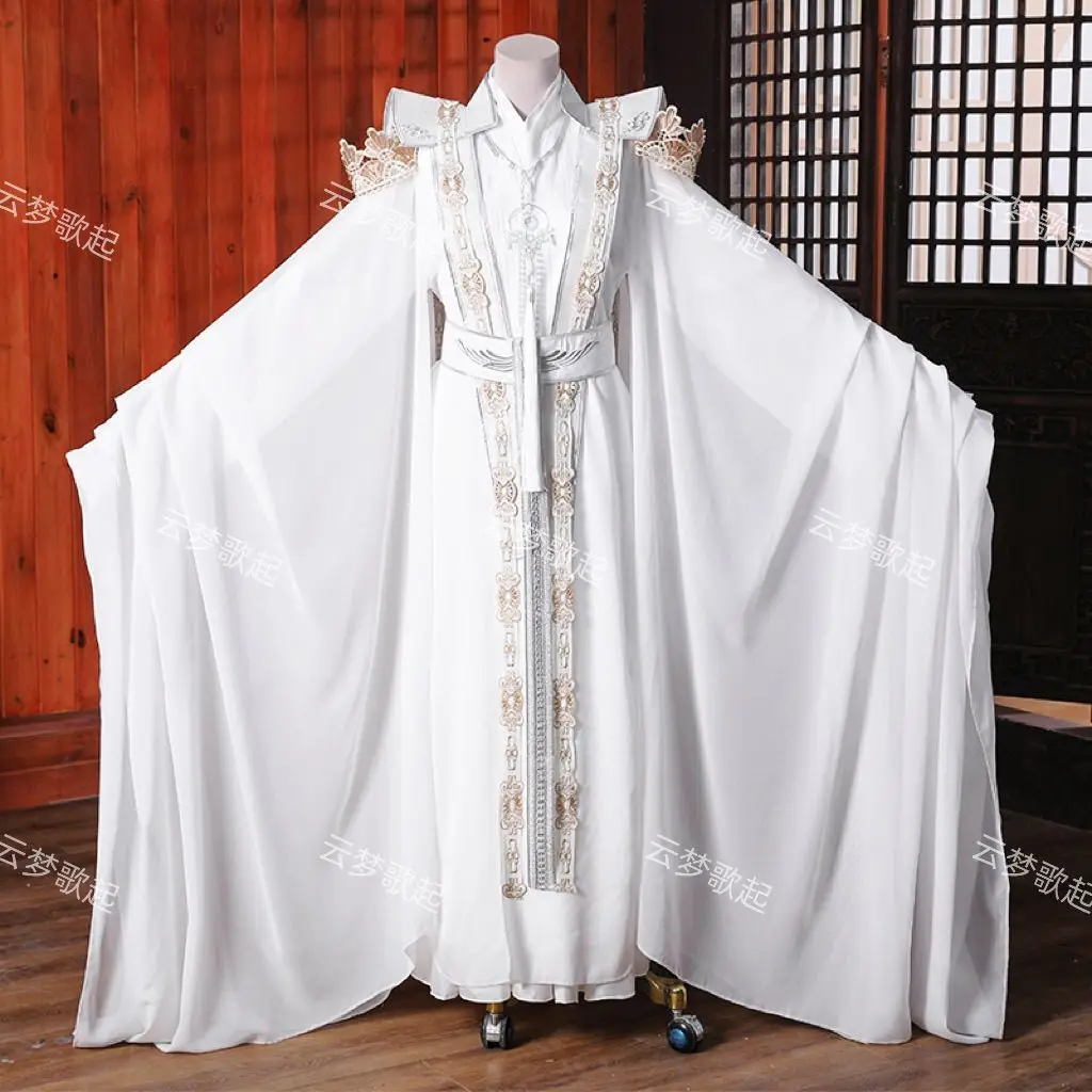 Фото ChuWanning MoRan Chinese TV Antiquities Series 2Ha Immortality chu wanning Cosplay chu wanning Costume White Dress Ancient Hanfu №1