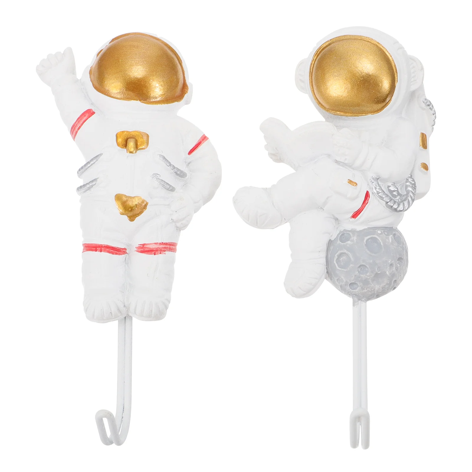 

Hooks Wall Coat Duty Heavy Astronaut Shower Space Rack Key Hook Adhesive Self Organizer Decor Decorative Holderhanger Inside