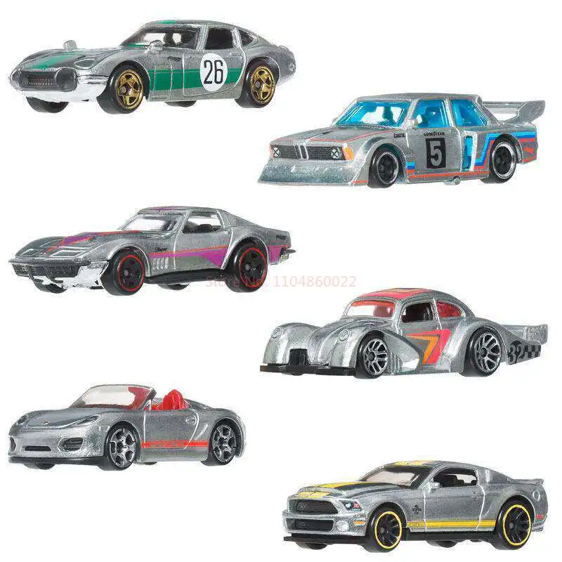 Фото Новый набор из 6 машинок Hot Wheels ZAMAC: Toyota, Porsche, Ford, VW, BMW. Декоративный подарок. Коллекционные модели автомобилей 1/64. №5