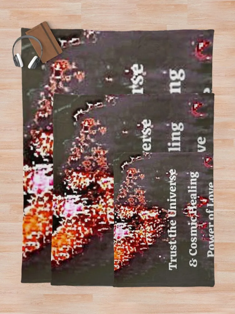 Абстрактное темное искусство акриловая живопись SoulArtSara плед милые клетчатые