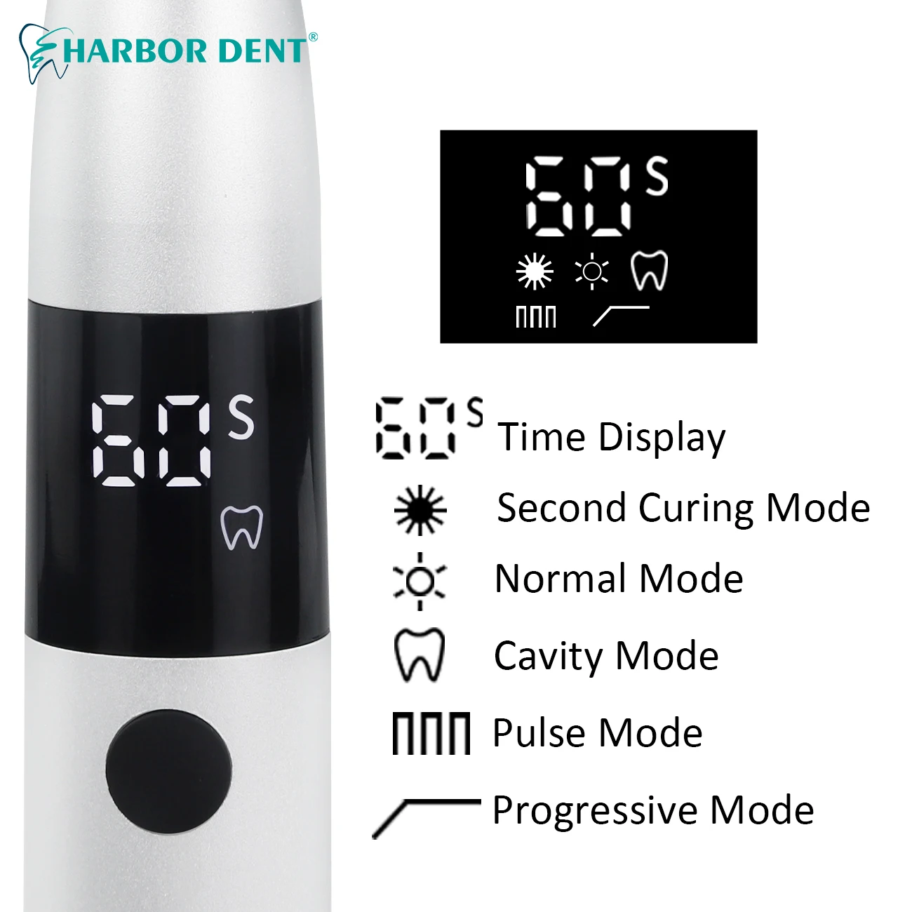 1-секундная стоматологическая полимеризационная лампа быстрого отверждения