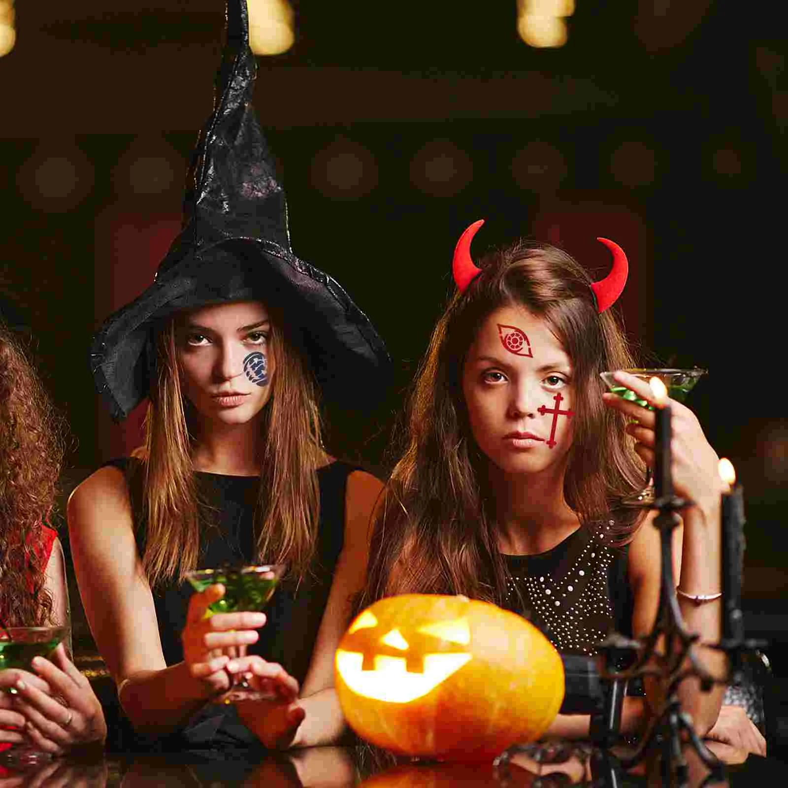 23-шт. краска для лица детский шаблон рисования на Хэллоуин трафареты