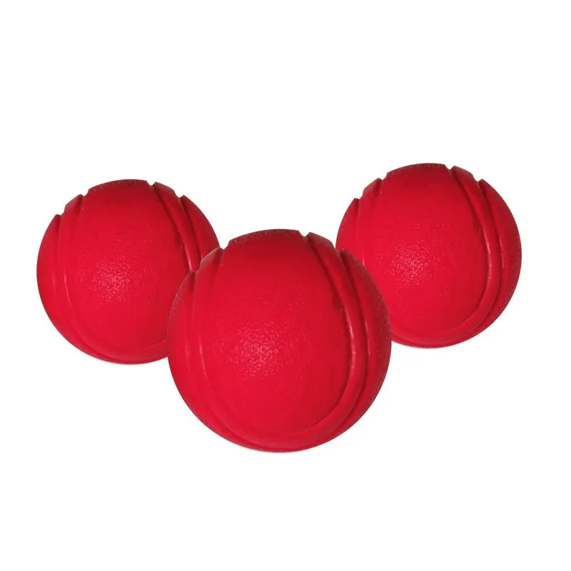 Super Toughness Pet Molar Bite Resistant Training Chew Toy Non-toxic Solid Natural Rubber Bouncing Ball for Dog Cat Size- Small