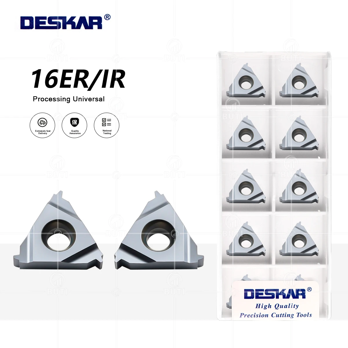 

DESKAR 16ER 16IR 1.5TR 2TR 2.5TR 3TR LDA 100% оригинальные токарные инструменты Резьбовые инструменты Запчасти Твердосплавные вставки Токарный станок с ЧПУ Резка