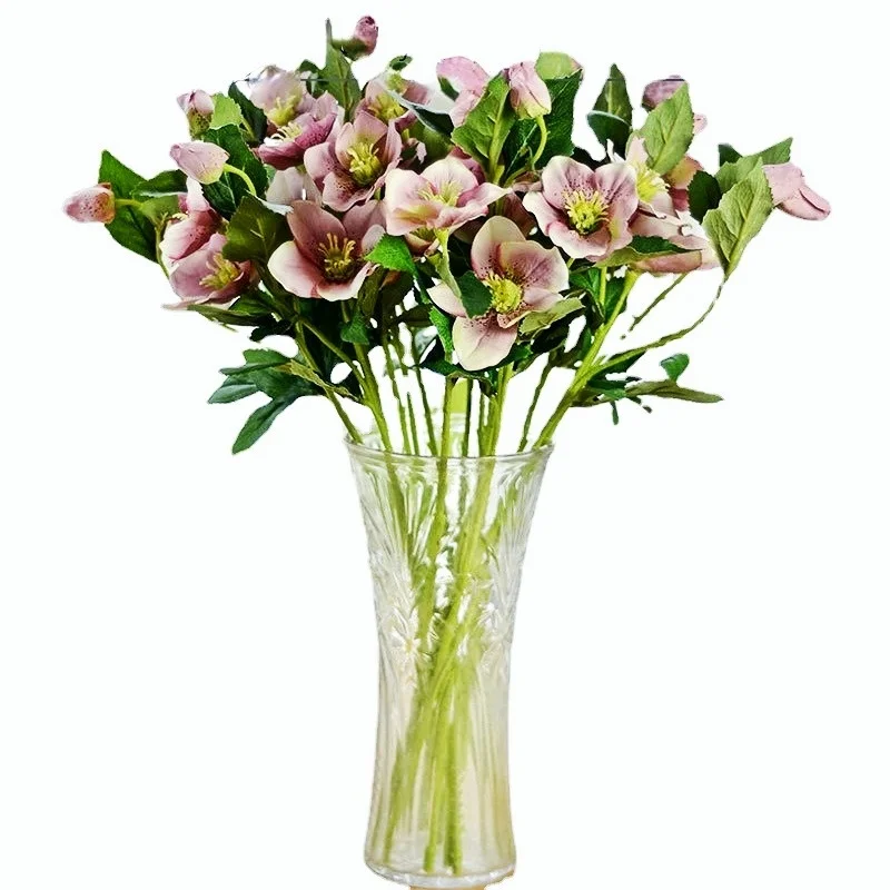 

Simulation Flower 3 Fork Spring Rain Flower, Garden Fake Flower, Wedding Road, Valentine's Day, White, Simulation Decoration,