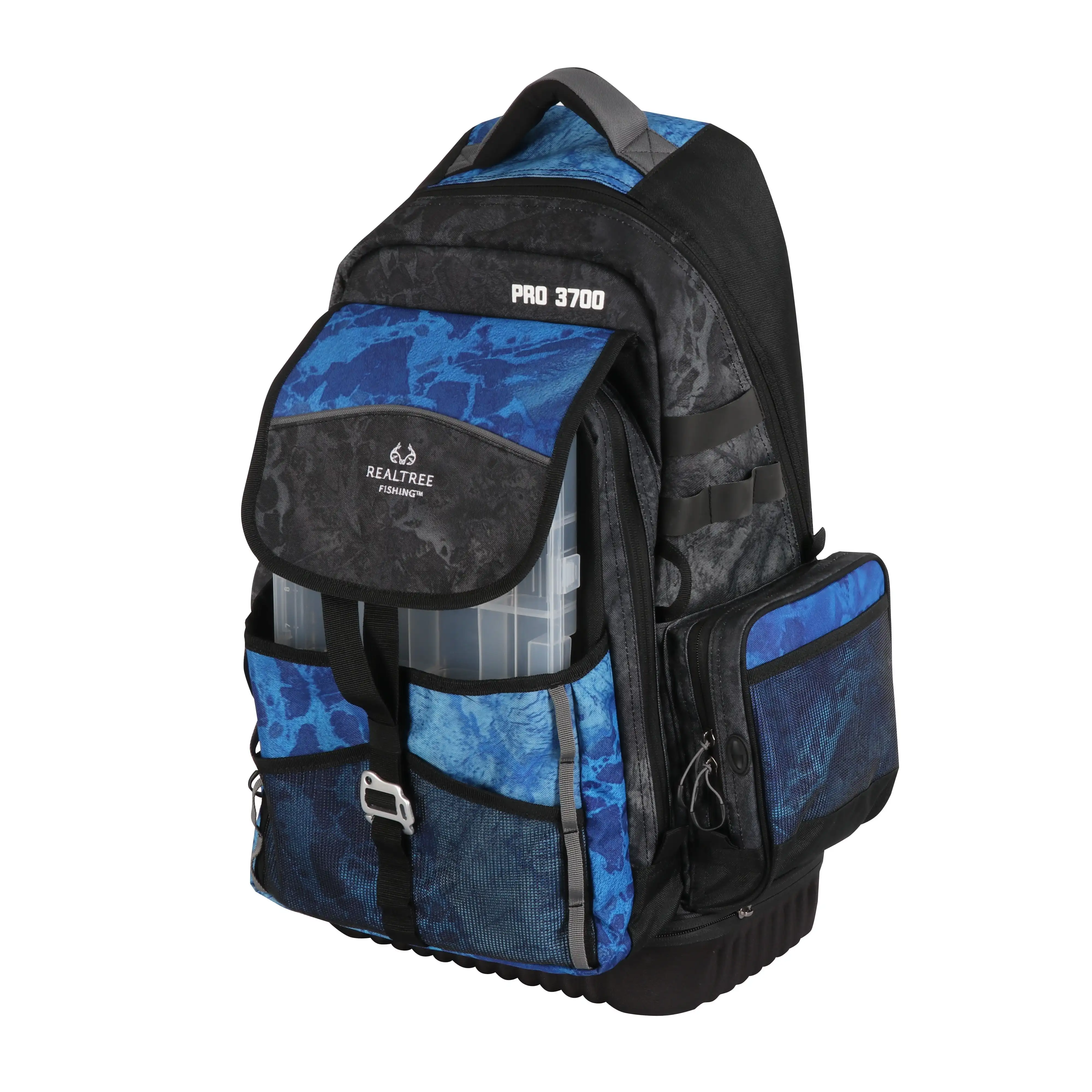 Adult Unisex Large Pro Fishing Tackle Backpack, Blue, 370