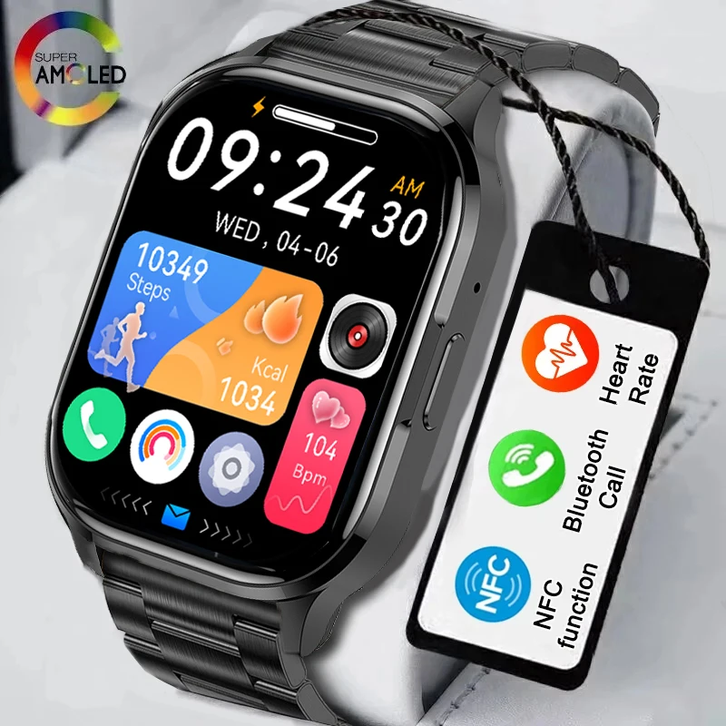 

2023 модные умные часы с искусственным интеллектом, голосовое управление, Bluetooth, вызов, музыка, спортивный режим, пульсометр, мониторинг сна