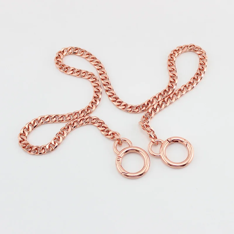 5 шт. цепочка из розового золота с лакированным покрытием двойное кольцо