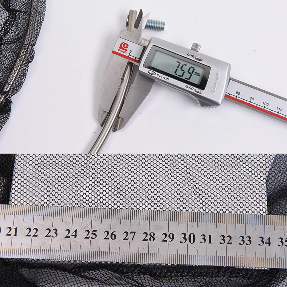 Складная рама из нержавеющей стали 40 см нейлоновая головка для рыболовной сачки