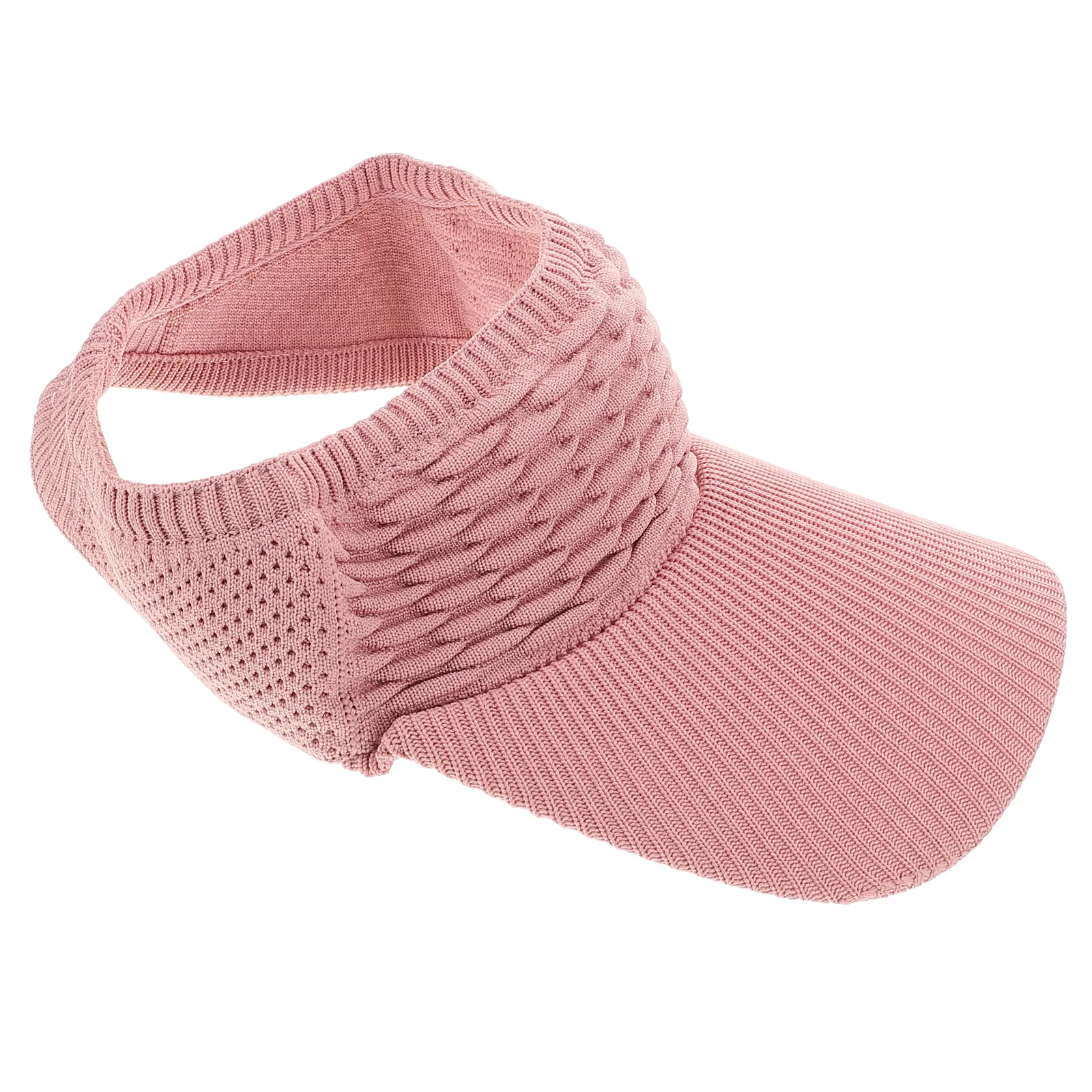 Пустая шляпа летний козырек для женщин эластичные пляжные солнцезащитные шляпы