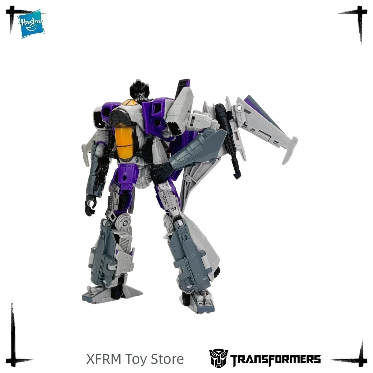 Фото Фигурка Hasbro Transformers Studio Series 113 Voyager Skywarp Bumblebee Movie Cybertron Jet с фоном №4