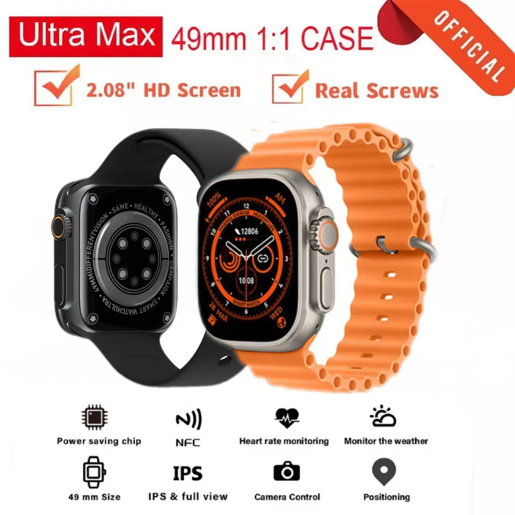 NEW  Arrival Watch Ultra S8 Smart Watch Series 8 Wireless Charging Men Women Smartwatch NFC Sports for Android Xiaomi IOS