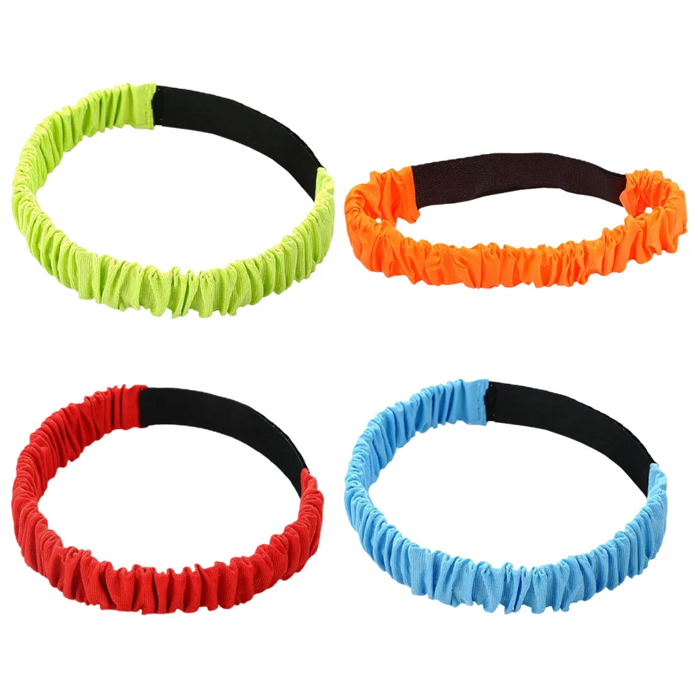 

4 Pcs Strap Two-person Three-legged Race Bands Lace Elastic Outdoor Sports Tie Ropes 210d Oxford Cloth Straps Parent-child