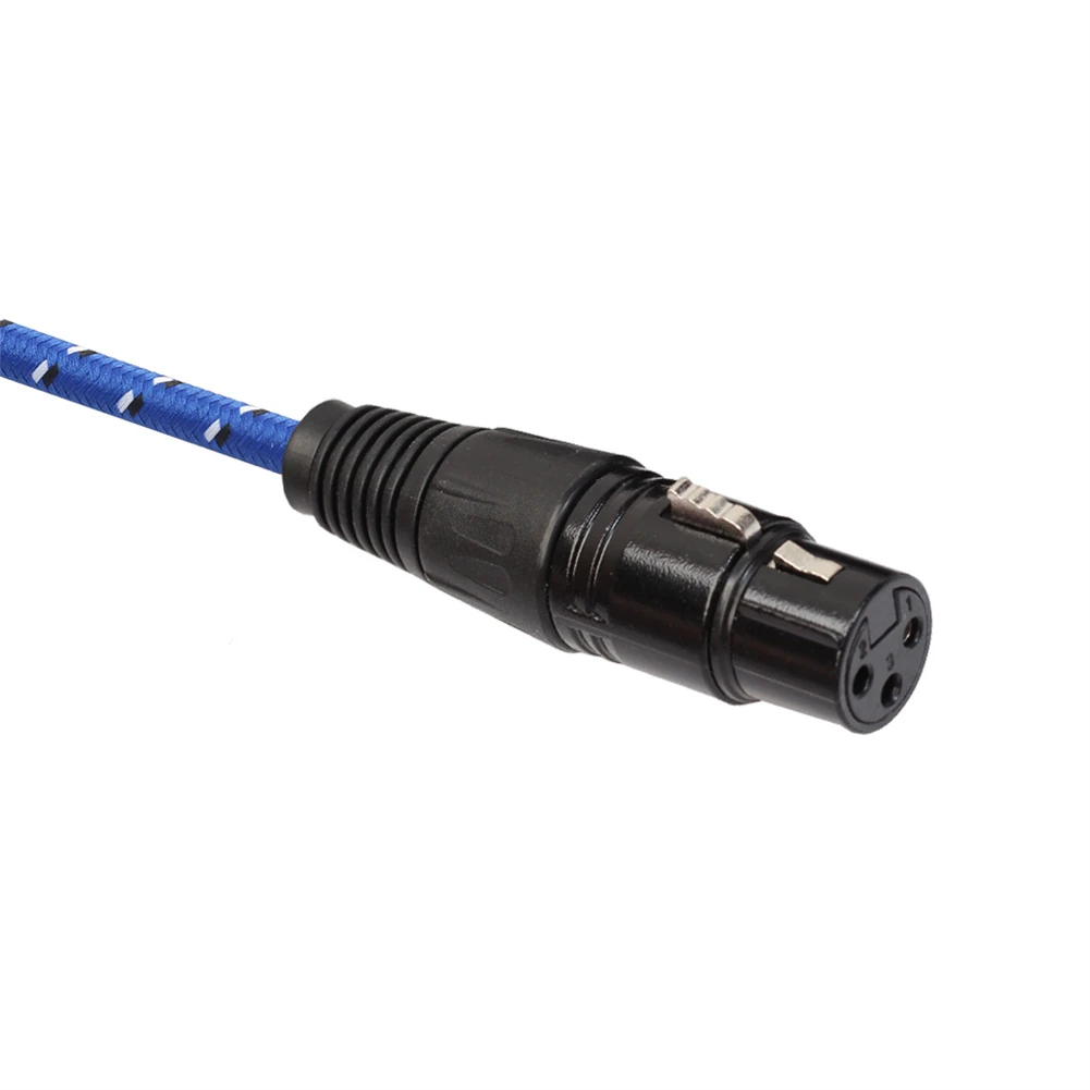

Microphone Cable Audio Cord .Braided .Cord 100% Brand New 3 Pin XLR Male. 300cm / 10FT Nylon Braided 10FT 300CM