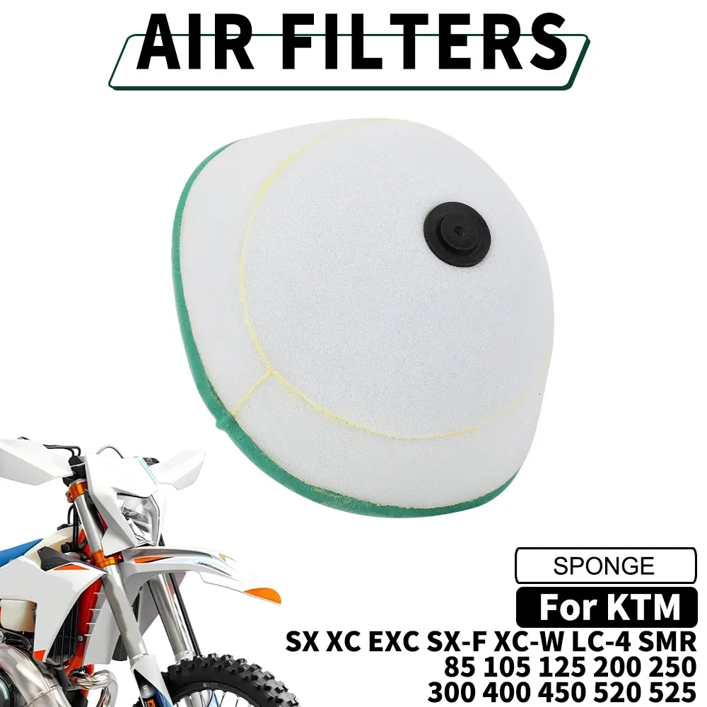 

Мотоциклетный двухслойный губчатый фильтр для очистки воздуха для KTM SX XC EXC SX-F XC-W LC-4 SMR 85 105 125 200 250 300 400 450 520 525