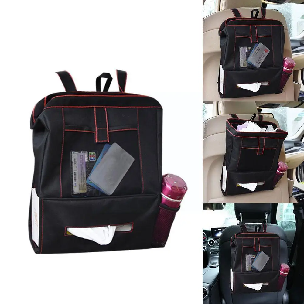 

Car Rear Storage Bag Waterproof Oxford Cloth Trailer Can Trash E3g5