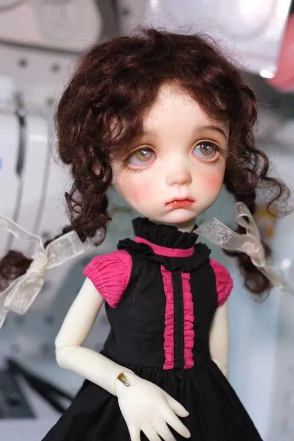 

Blythe Mohair Wig Varies DIY Styling 9-11inch Wig Suitable for Qbaby Amydoll Shaonvyu Hminordoll Big Head BJD dolls Accessories