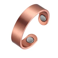 elegant copper magnetic therapy ring pain relief for arthritis and carpal tunnel adjustable size