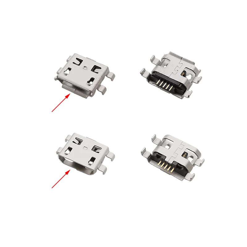 10 шт./лот гнездовой 5-контактный разъем Micro USB DIY ремонтный порт для зарядки