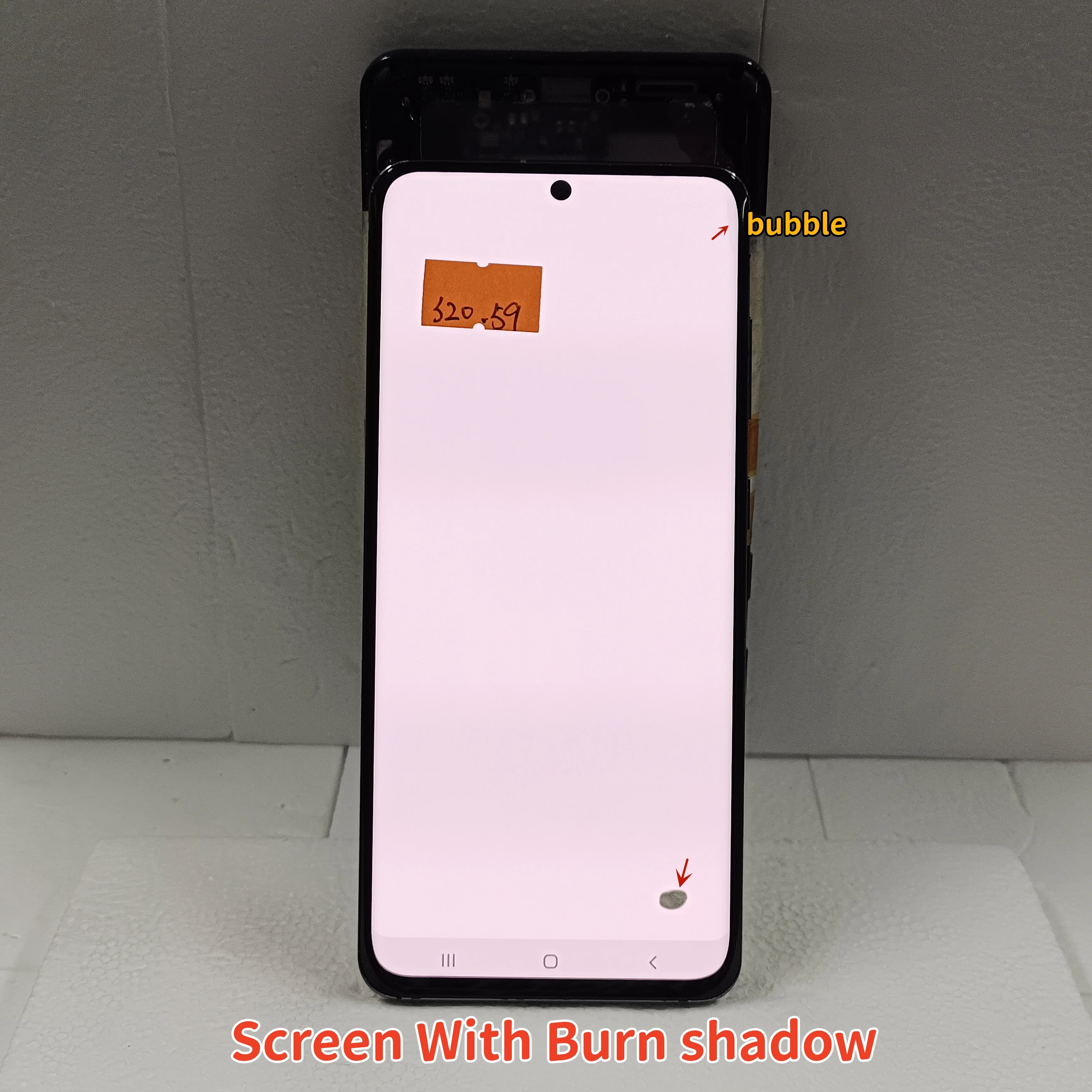 ДЛЯ S20 Amoled ЖК-дисплей для Samsung Galaxy Screen G980 G980F Сенсорная панель дисплея с рамкой и