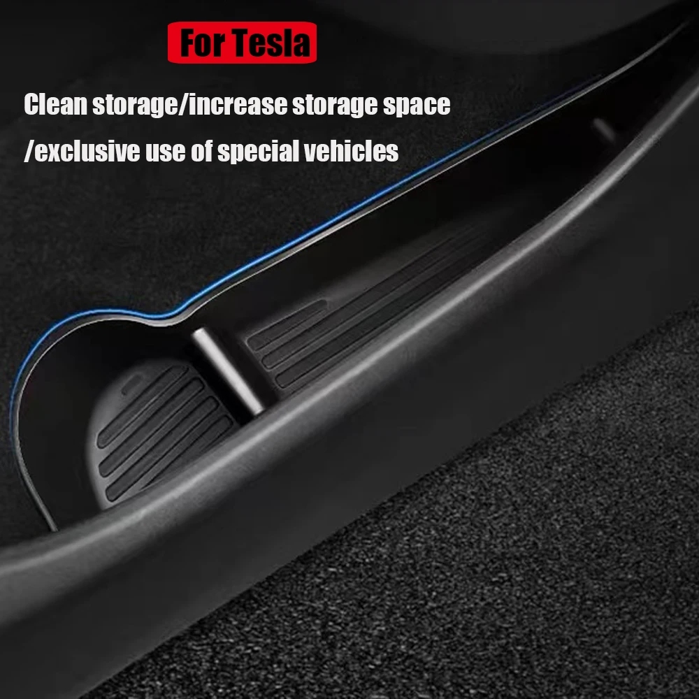 

Car Door Side Storage Box For Tesla Model 3 Model Y Front Back Door Handle Armrest Tray Organizer For Model 3 Model Y 16-21