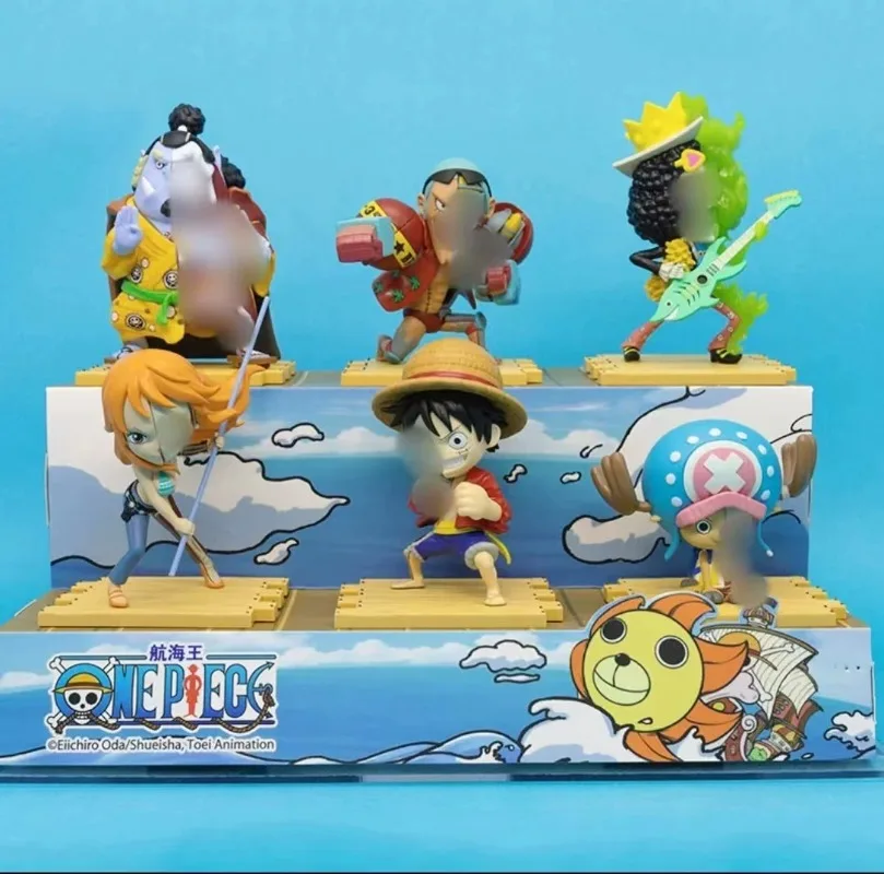 Фото One Piece Mighty Jaxx Half Anatomy Blind Box Аниме-фигурка Коллекционная модель Игрушка Луффи Настольное украшение Оригинальный MIGHTYJAXX №3