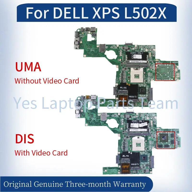 Материнская плата DAGM6CMB8D0 для ноутбука DELL XPS 15 L502X, строгая 0C47NF 0714WC 0NXH8C GT525M GT540M HM67 DDR3, материнская плата для ноутбука