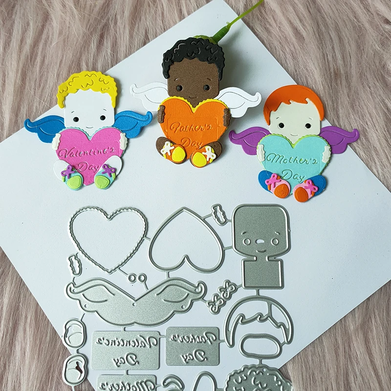 

New Father's day mother's day Valentine's day metal cutting die mould scrapbook decoration embossed photo album decoration