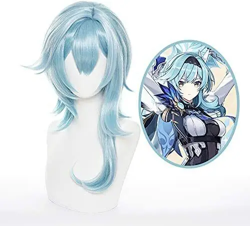 

Парик для косплея из аниме «genshin shock», Бесплатный парик для косплея