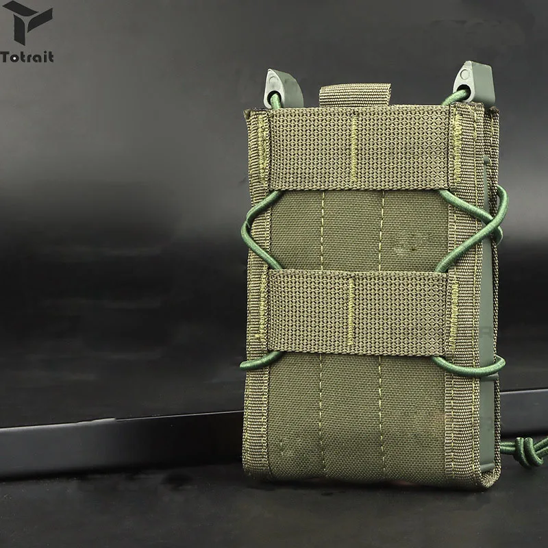 

TOtrait Molle System Magazine Pouch 1000D Nylon Double Layer Storage Bag tactical vest accessories package