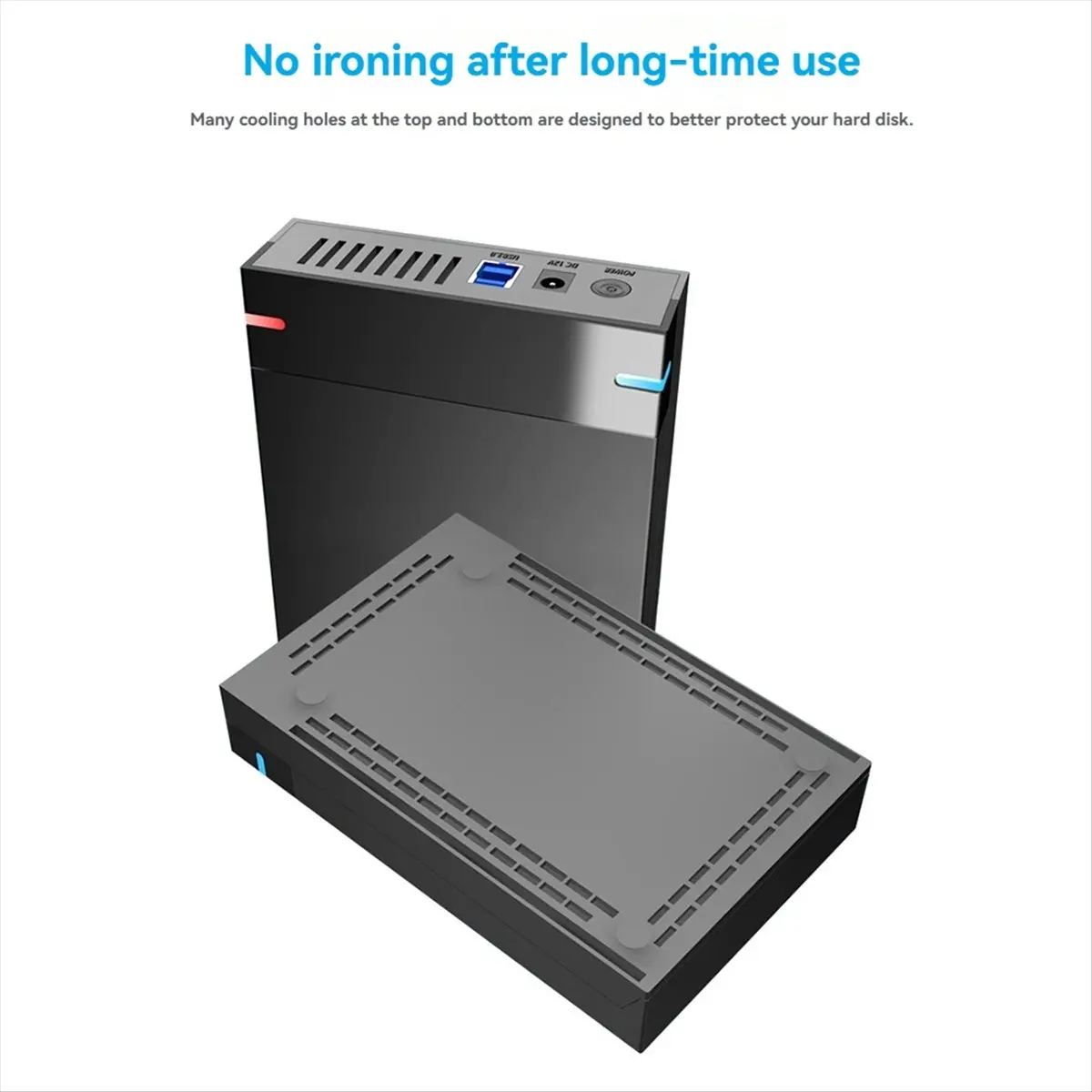 Внешний корпус для жесткого диска A48U SATA-USB 3.0, адаптер для SSDHDD 3,5 дюйма, до 10 ТБ, для ПКноутбука, вилка стандарта С (art.: 3920dc3973a9e) - 3920dc3973a9e