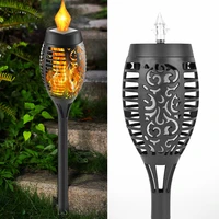 12led solar led torch lights sunlights flashlight waterproof garden decoration lantern for patio street balcony yard pathway