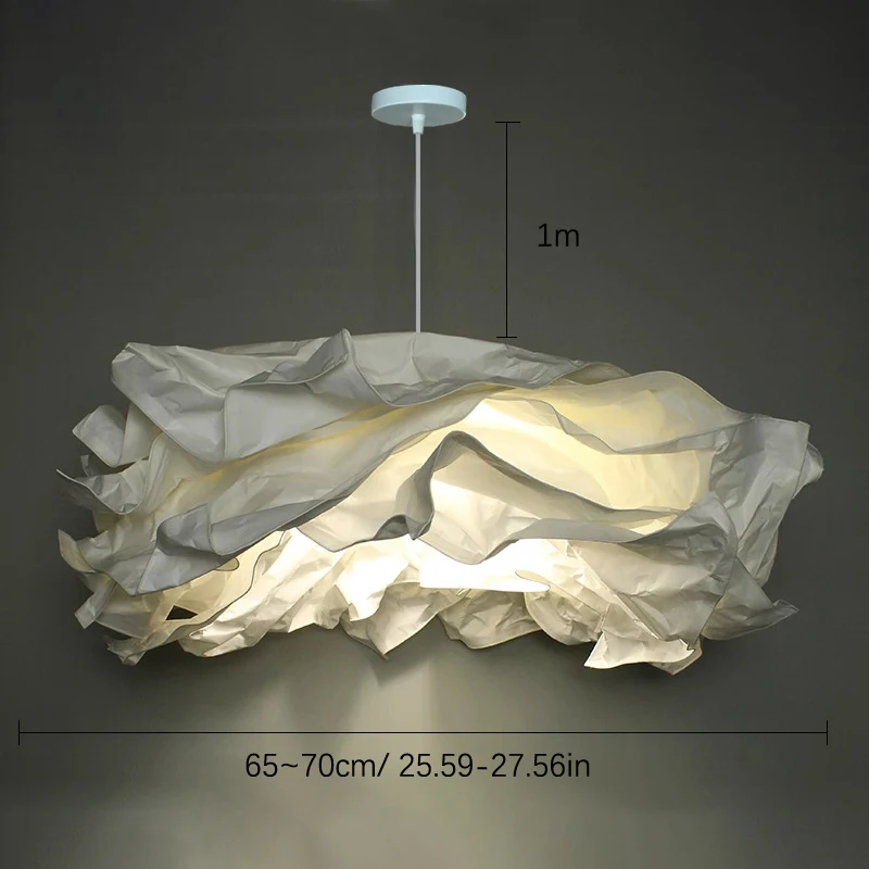 

1 шт., металлический абажур в форме облака в минималистическом стиле