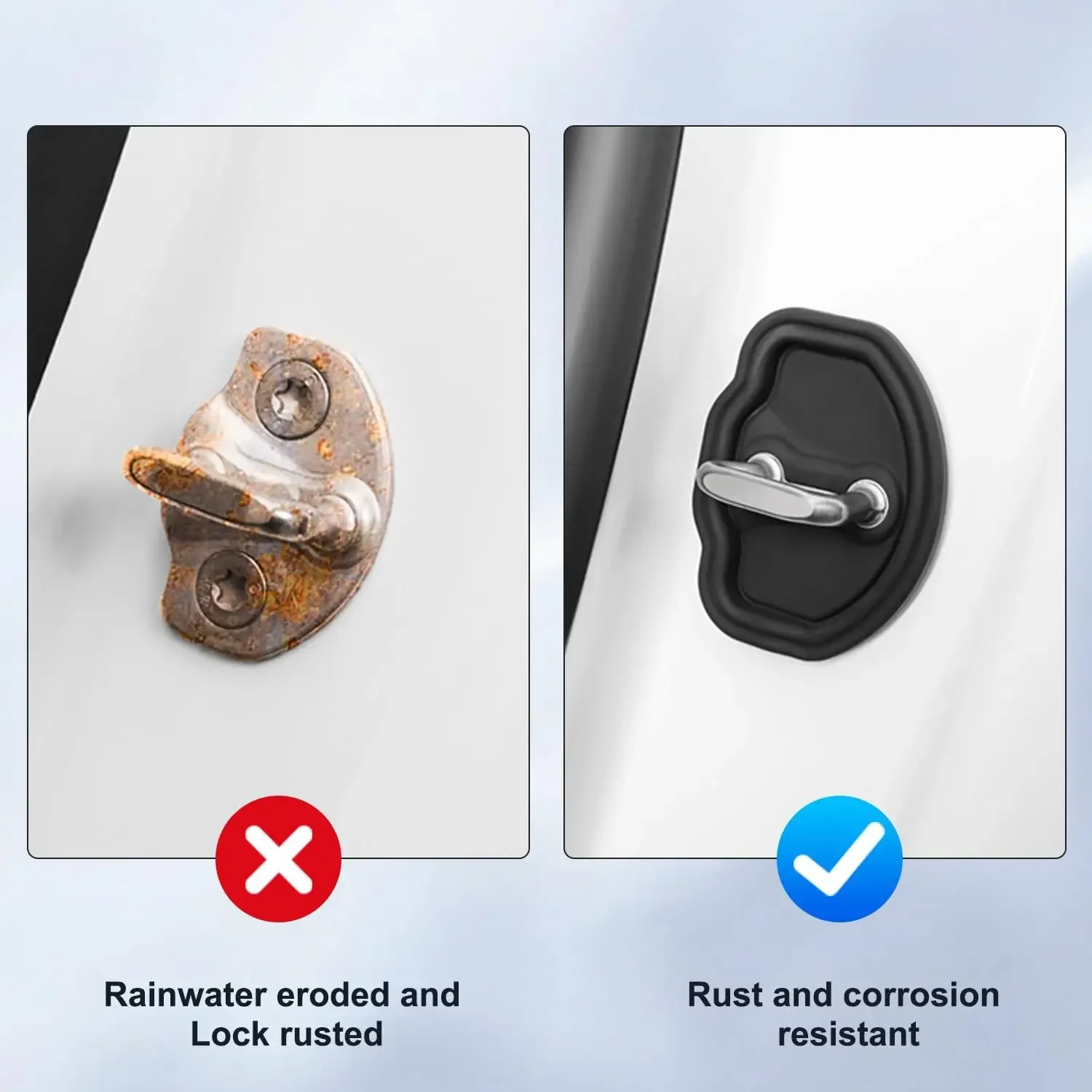 Для Tesla Model Y 3 крышка дверного замка автомобиля защитная для дверей комплект