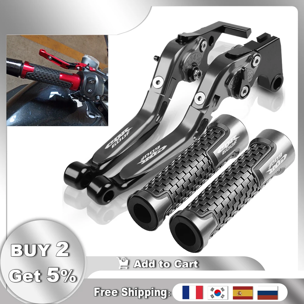 

CBR600F Brake Clutch Levers Handlebar Grips FOR Honda CBR600F CBR 600 F CBR 600F 2011 2012 2013 Motorcycle Accessories