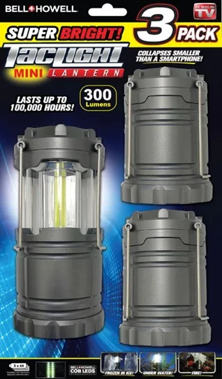 

+ Howell Taclight Mini Cob Led Camping Lantern, Super Bright Portable Survival Lanterns, Collapsible and Emergency Light for Hur