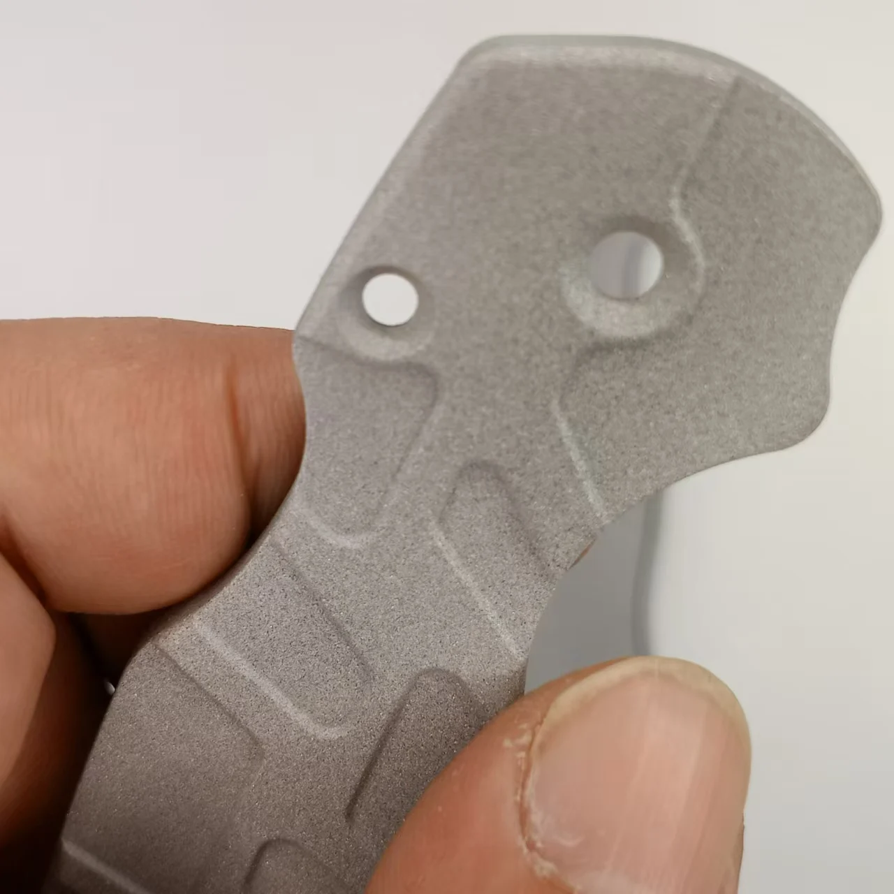 1 пара алюминиевых пескоструйных ножей с ручкой для Spyderco C81 Para 2 PM