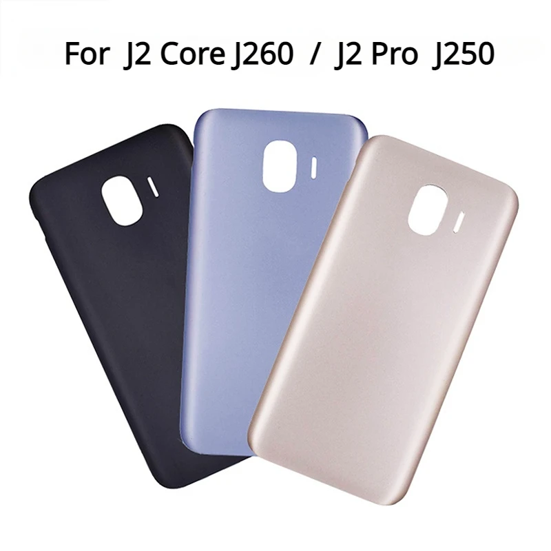 

Back Cover For Samsung Galaxy J2 Core J260 J2 Pro 2018 J250 Battery Cover Rear Door Housing Case Replacement