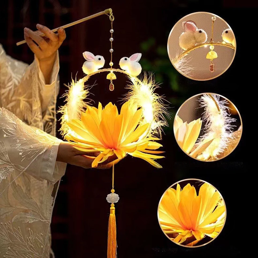 

Портативный китайский фонарь, светящийся в середине осени