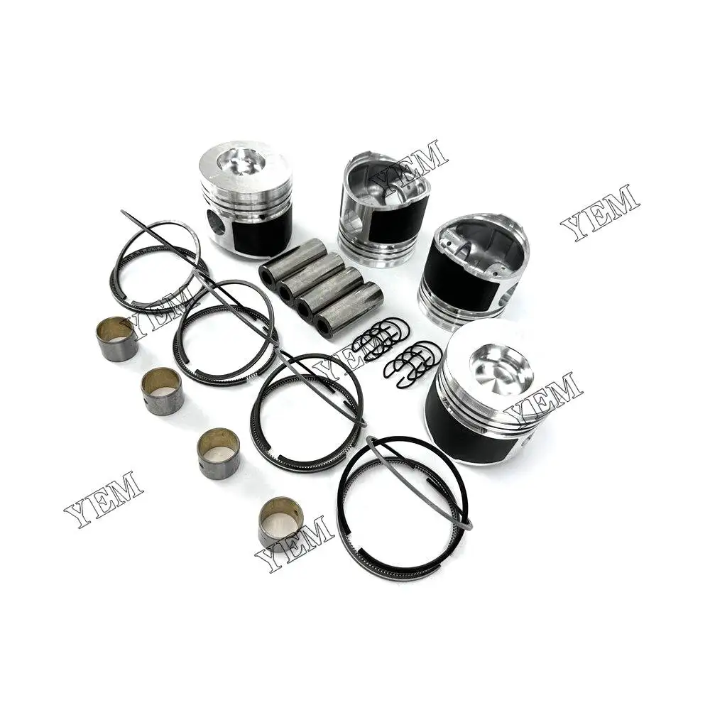 Новый Поршень с кольцами для Mitsubishi K4E-DI запасные части двигателя